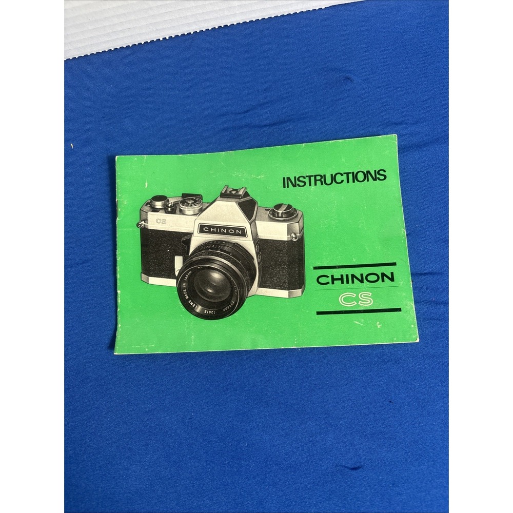 Chinon CS  VINTAGE  Camera Manual Instructions Made In Japan (Manual Only)